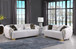 3Pcs Mila Living Room Set in Velvet