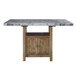 Grayson - Counter Dining Set - Distressed Wood Base