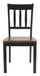 Owingsville - Black / Brown - Dining Room Side Chair (Set of 2)