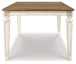 Realyn - Chipped White - Rectangular Dining Room Extension Table