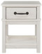 Dorrinson - White - One Drawer Night Stand