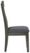 Hallanden - Black / Gray - Dining Uph Side Chair (Set of 2)