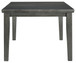 Hallanden - Gray - Rectangular Dining Room Butterfly Extension Table