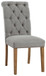 Harvina - Gray - Dining Uph Side Chair (Set of 2)