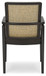 Galliden - Dining Upholstered Arm Chair (Set of 2) - Black