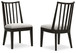 Galliden - Black - Dining Upholstered Side Chair (Set of 2)