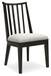 Galliden - Black - Dining Upholstered Side Chair (Set of 2)