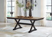 Wildenauer - Brown / Black - Rectangular Dining Extension Table