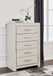 Zyniden - Silver - Five Drawer Chest