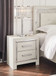Zyniden - Silver - Two Drawer Night Stand