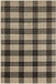 Kendrick - 5' x 7' Plaid Area Rug - Charcoal / Light Brown