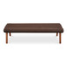Arlo - Performance Fabric Bench - Dark Brown