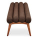 Arlo - Performance Fabric Bench - Dark Brown