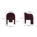 Clara - Performance Fabric Dining Chair - Plum