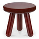 Joy - Accent Table - Dark Red