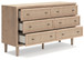 Cielden - Two-tone - Six Drawer Dresser