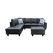 Left Facing Sofa and Chaise & Ottoman