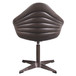 Pipino - Accent Chair With Swivel - Antique Ebony Top Grain Leather