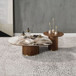 Willene - Coffee Table With Ceramic Top - Ceramic Top & Walnut