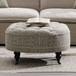 Upendo - Ottoman With Caster - Pattern Fabric