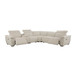 Dayana - Power Motion Sectional Sofa - Beige Boucle