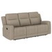 Brentwood - Upholstered Motion Reclining Sofa - Taupe