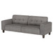 Deerhurst - Upholstered Tufted Track Arm Sofa - Charcoal