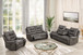 Bronco Reclining Living Room Set in Gray by Generation Trade