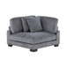 Traverse Gray Sectional In Fabric