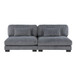 Traverse Gray Sectional In Fabric