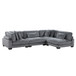 Traverse Gray Modular Sectional In Fabric 8555GY by Homelegance