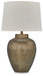 Madney - Antique Gold Finish - Metal Table Lamp