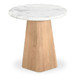 Evelyn - Accent Table - White
