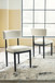 Xandrum - White / Black - Dining Upholstered Side Chair (Set of 2)