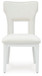 Chalanna - White - Dining Upholstered Side Chair (Set of 2)