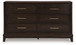 Neymorton - Dark Grayish Brown - Dresser