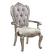 Ariadne - Arm Chair (Set of 2) - Velvet & Antique Platinum