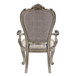 Ariadne - Arm Chair (Set of 2) - Velvet & Antique Platinum