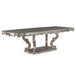Ariadne - Dining Table With Pedestal - Antique Platinum