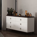 Carena - Dresser With Jewelry Tray - White & Brown