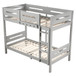 Edah - Twin Over Twin Bunk Bed - Gray
