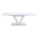 Gallegos - Dining Table With Leaf - White High