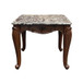 Nayla - End Table - Natural Marble Top & Cherry