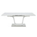 Kamaile - Dining Table With Leaf - White High Gloss