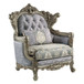 Miliani - Chair With Pillow - Fabric & Antique Bronze