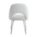 Zemirah - Side Chair (Set of 2) - White Velvet & White Gloss