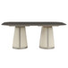 Kasa - Dining Table - Sintered Stone Top & Champagne