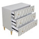 Anson - Console Cabinet - Metallic Silver & Champagne