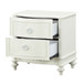 Dorothy - Nightstand With 2 Drawers - Ivory