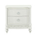 Dorothy - Nightstand With 2 Drawers - Ivory